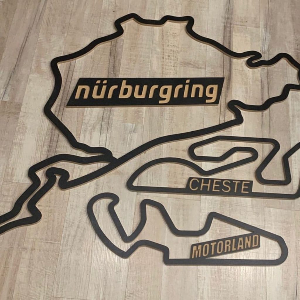 nurburgring en madera
