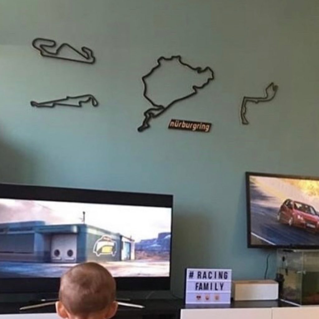 nurburgring en madera