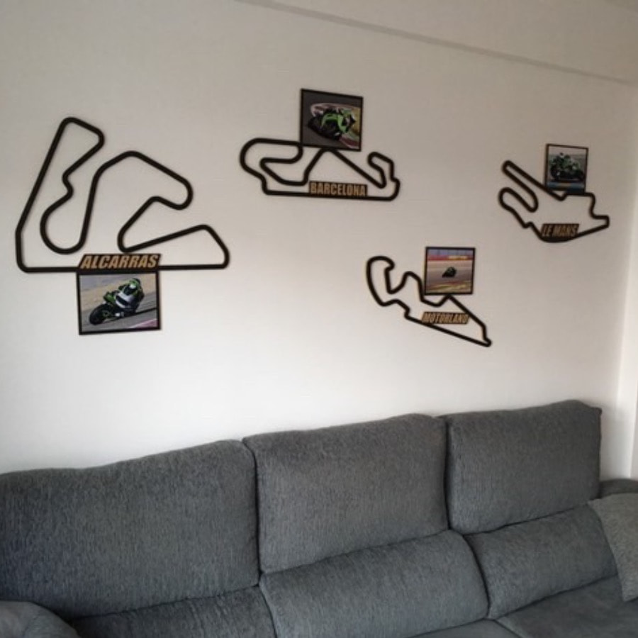 Circuito de Lemans Motogp Francia Madera