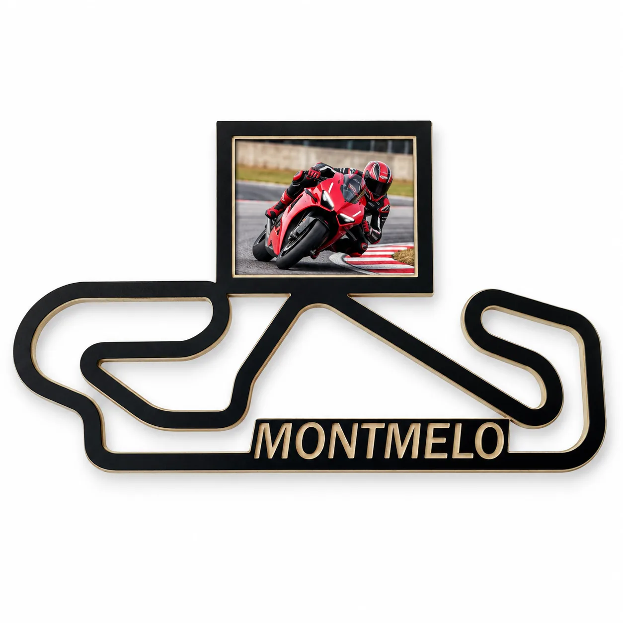 Montmeló actual sin chicane con nombre y marco para foto