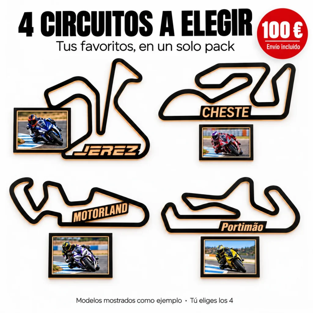 Elige tus 4 circuitos